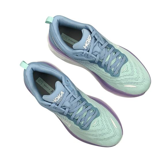 Hoka Bondi 8 Sneakers Airy Blue Sunlit Ocean Size 11 B Running Comfort Shoes - Picture 3 of 13